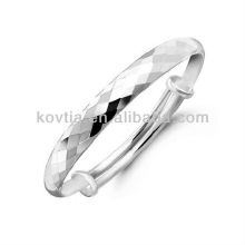 Bracelet mode 2016 bracelet en forme de bracelet en argent sterling réglable en yiwu